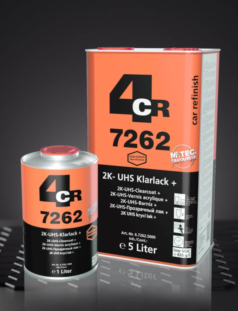 4CR 7262 PAKKET VERNIS 7262 5L + VERHARDER 0408 2.5L