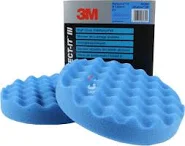 3M POLIERPAD BLAUW GEWAFELD 150MM 1 STUK