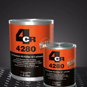 4CR 4280 2K PREMIUM HS-FILLER 4:1 ZWART 1L