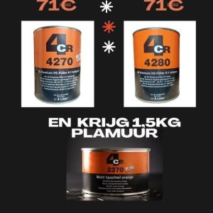 4CR PROMO PAKKET FILLER 2X4L - PLAMUUR 1X 1.5KG