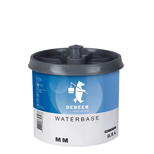 DEBEER MENGKLEUR WATERBASE 900+ MM978 MICA WIT ZEER FIJN 0.5L