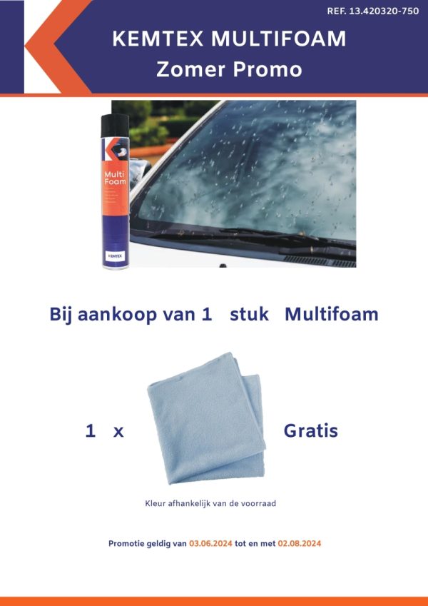 KEMTEX MULTI FOAM 750 ML MET MICROVEZELDOEK