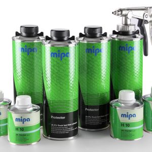 MIPA PROTECTOR 2K-PU KIT ZWART (4 PROTECTOR/4VERHARDER/1PISTOOL)