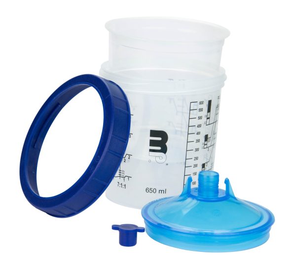 MIPA PPS-SYSTEEM 650ML 190µ 50ST+ 1 BUITENBEKER