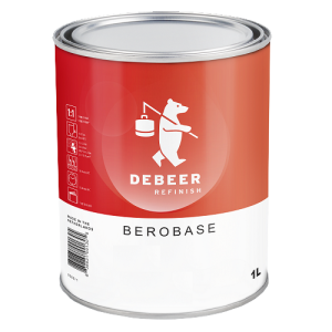 DEBEER BEROBASE MENGKLEUR MM522 TRANSPARANT HELDER ROOD 1L