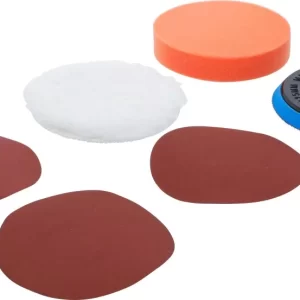 BGS SCHUUR- EN POLIJSTSET 125MM