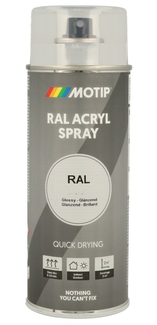 MOTIP ACRYL INDUSTRIAL 400ML HG RAL 5010 ENZIAN BLAUW