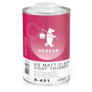 DEBEER HS VERDUNNING VOOR MATTE BLANKE LAK 1L.
